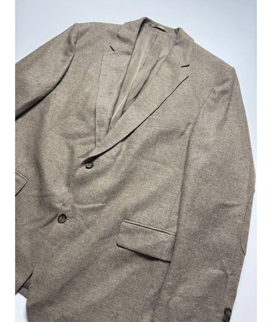 BURBERRY Бежевый кашемировый пиджак, фото 4