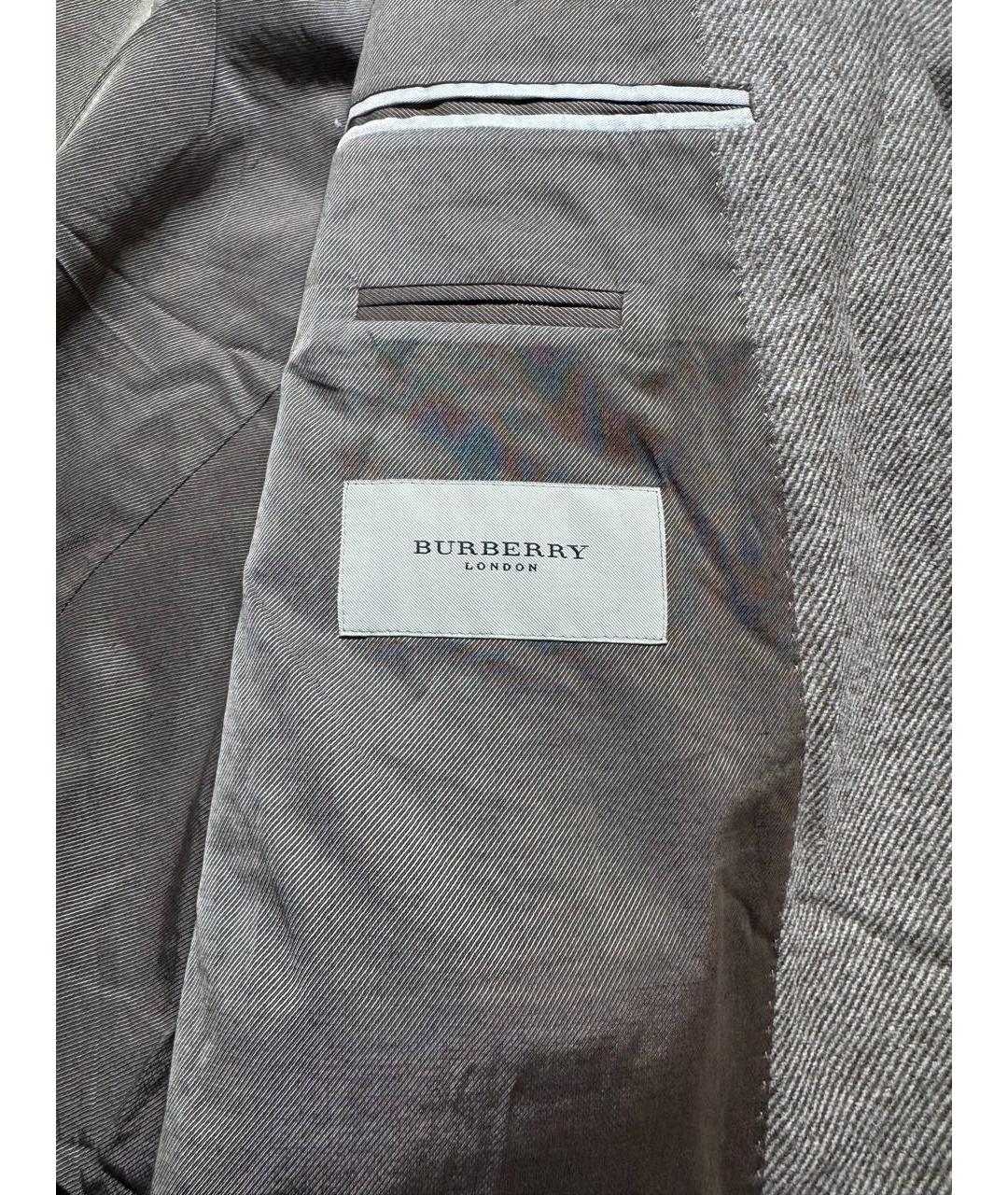 BURBERRY Бежевый кашемировый пиджак, фото 5