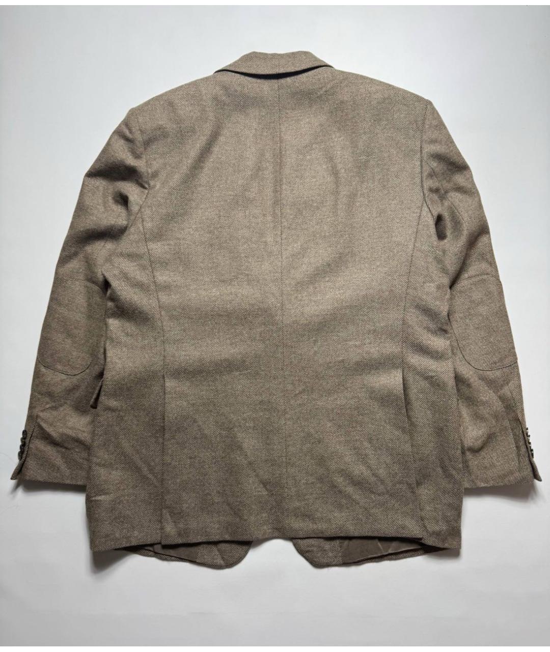 BURBERRY Бежевый кашемировый пиджак, фото 2