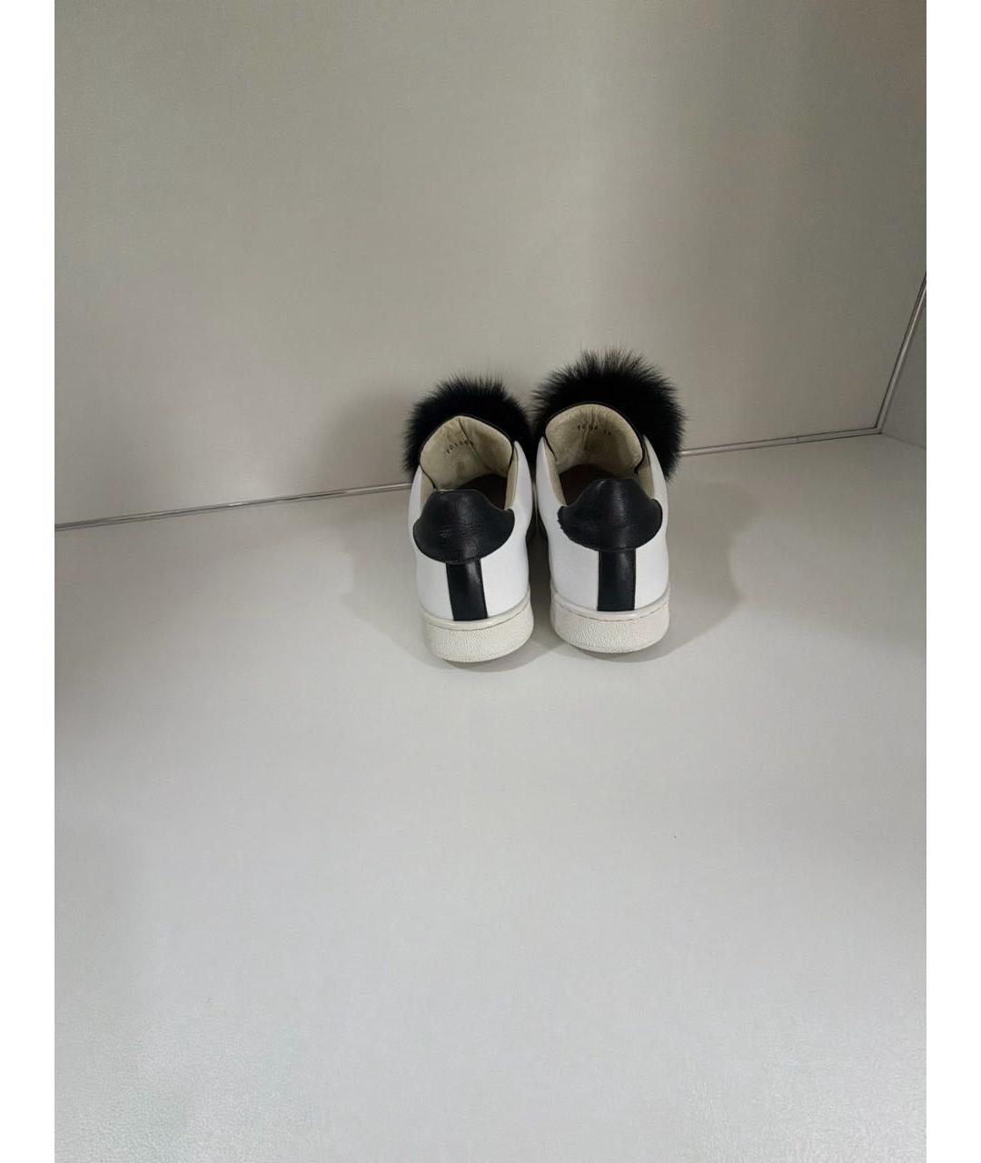 JOSEPH Белые кожаные слипоны, фото 4