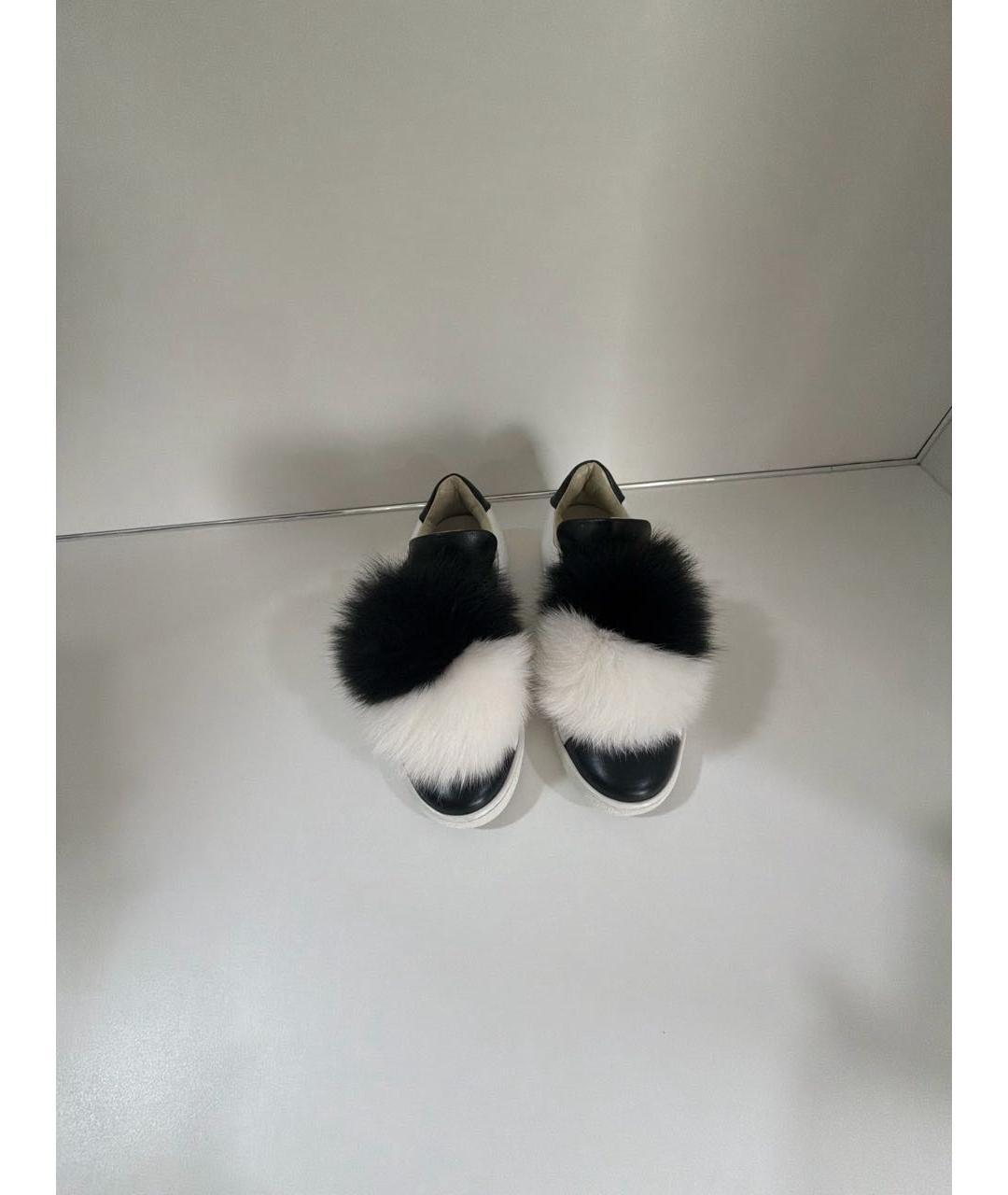 JOSEPH Белые кожаные слипоны, фото 2