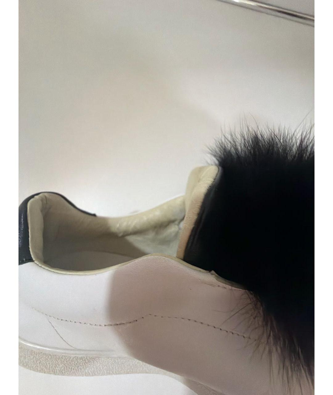 JOSEPH Белые кожаные слипоны, фото 7