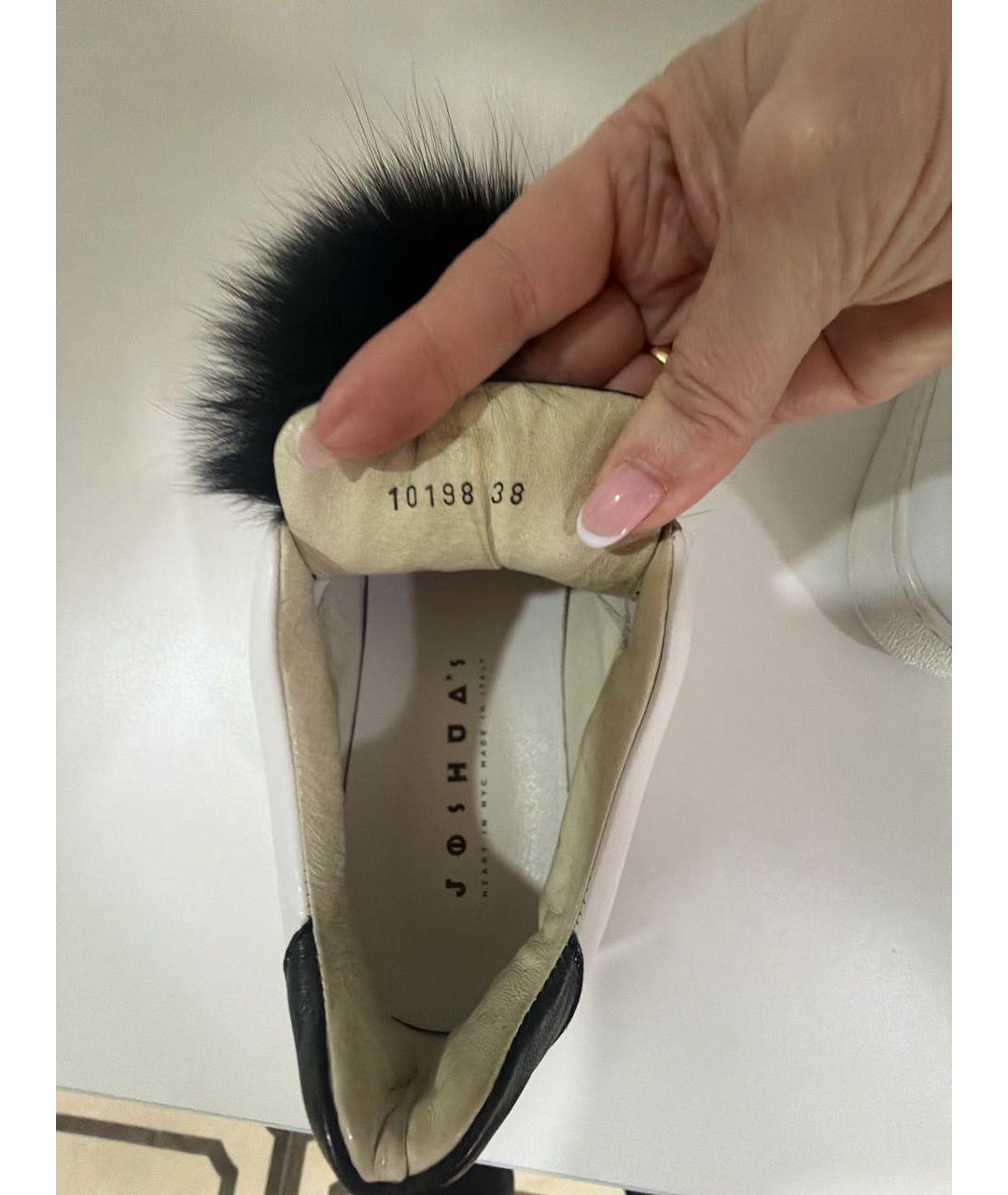 JOSEPH Белые кожаные слипоны, фото 6