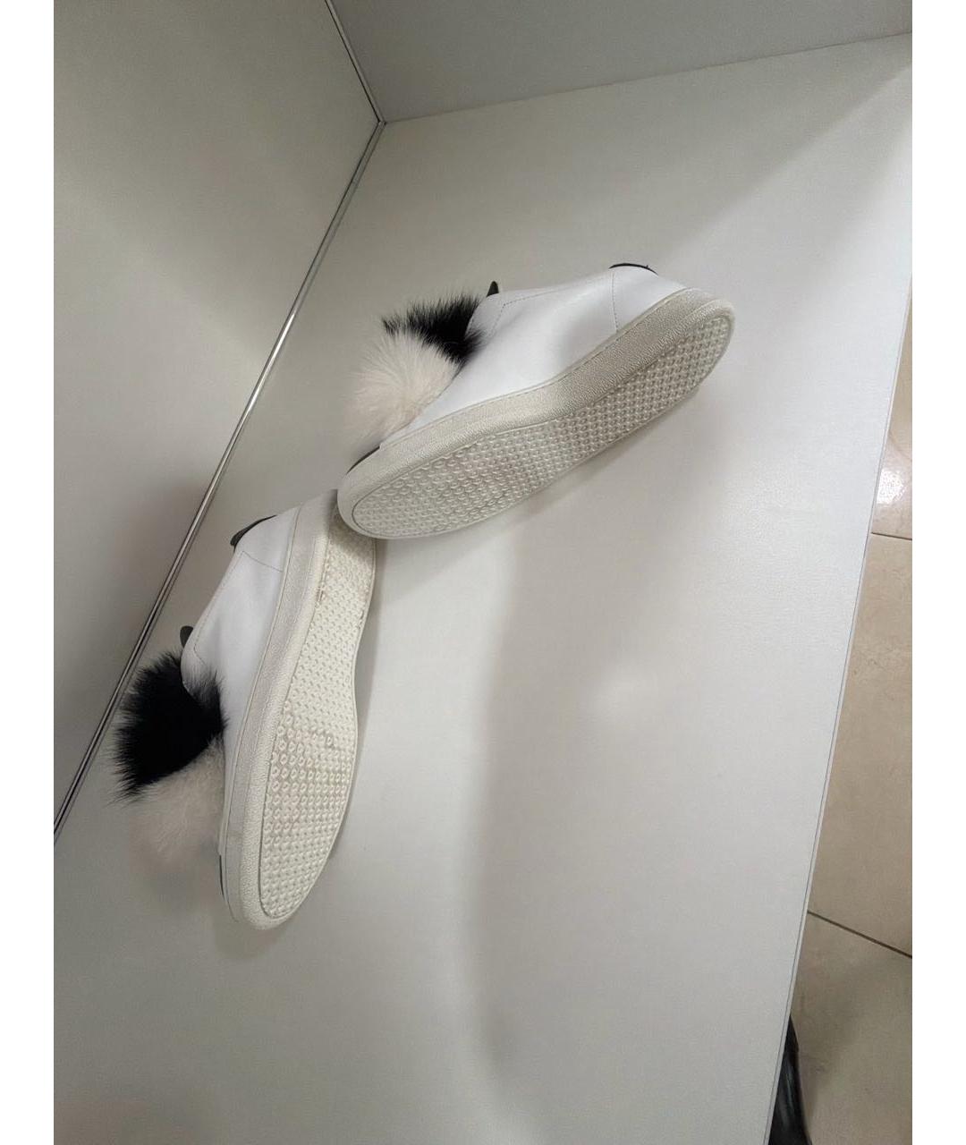 JOSEPH Белые кожаные слипоны, фото 8