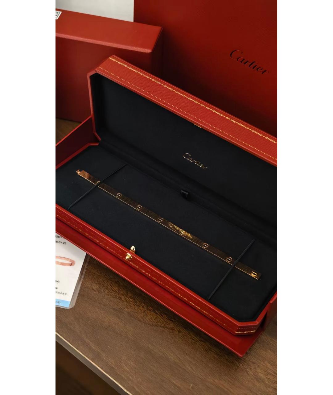 CARTIER Золотой браслет из розового золота, фото 2