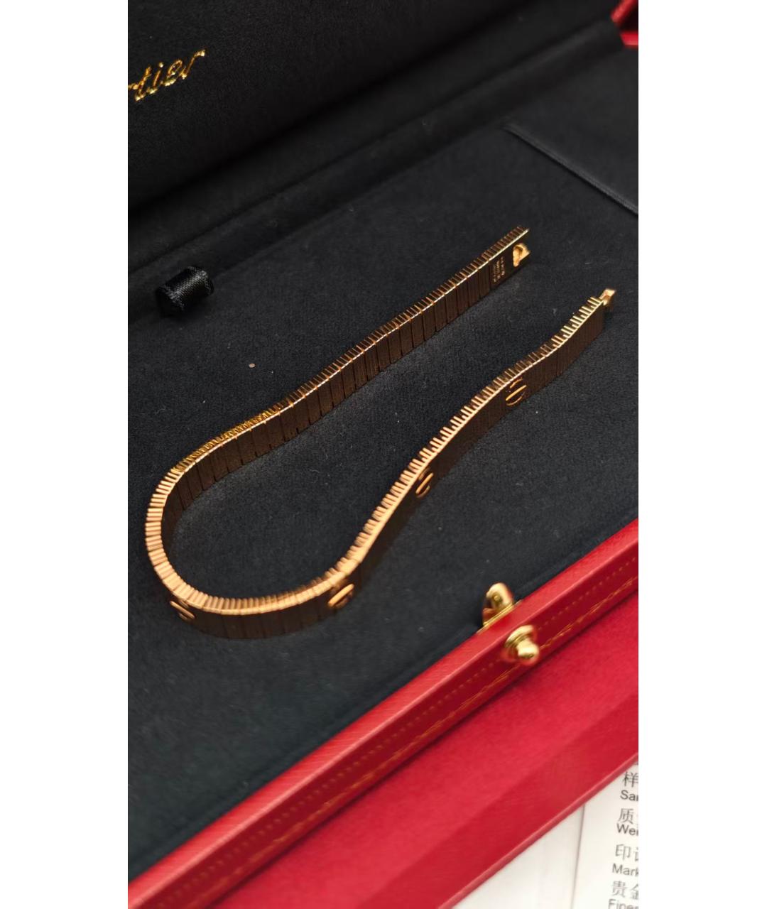 CARTIER Золотой браслет из розового золота, фото 7