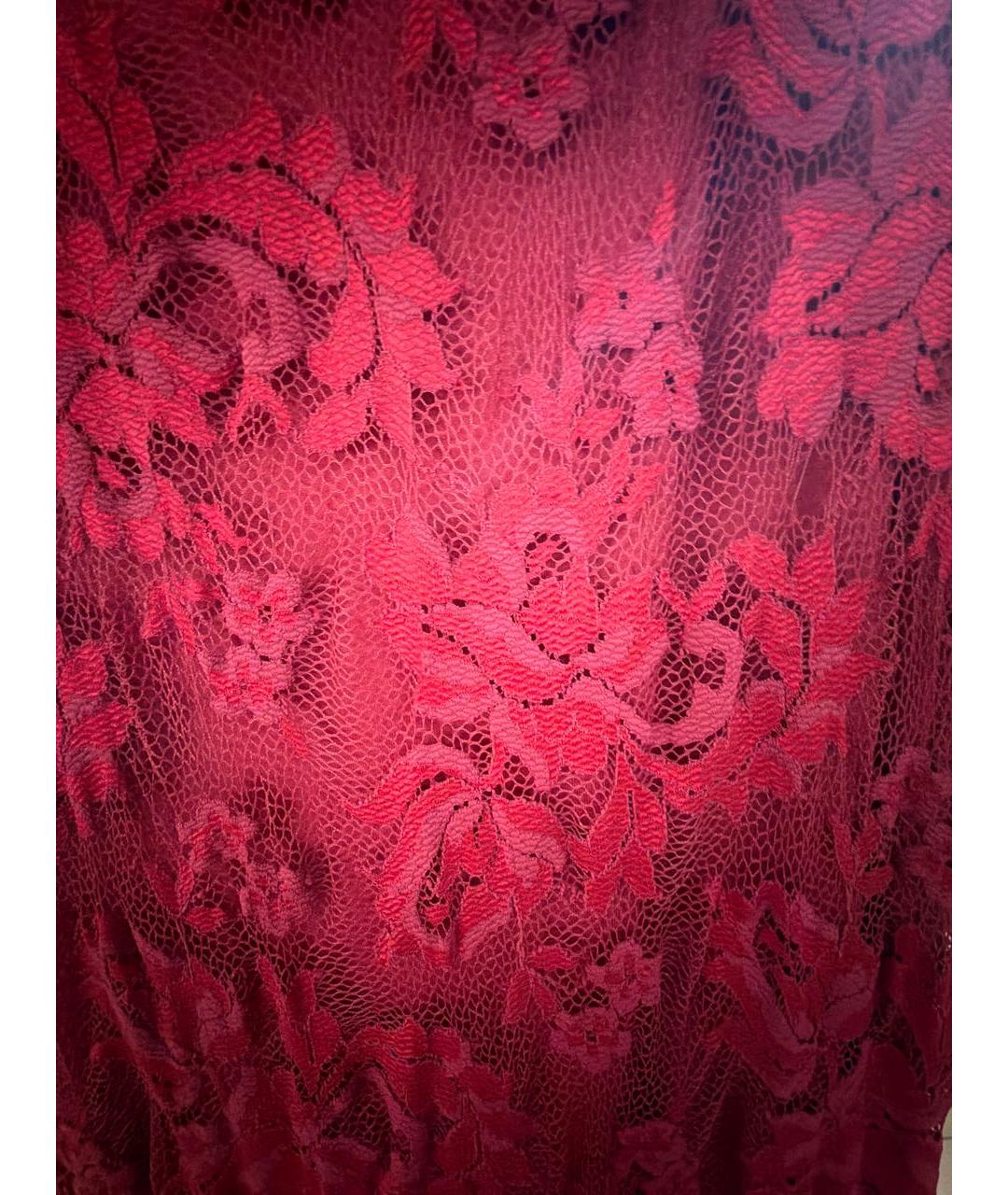 OLVI'S Бордовое полиамидовое вечернее платье, фото 4