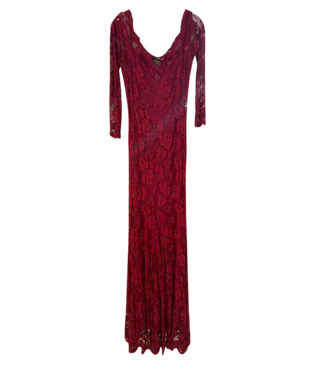 OLVI'S Бордовое полиамидовое вечернее платье, фото 1
