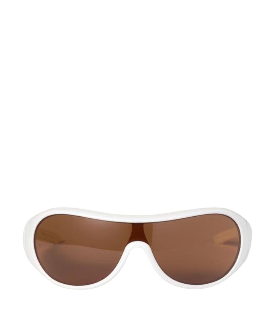 MIU MIU Белые пластиковые солнцезащитные очки, фото 1