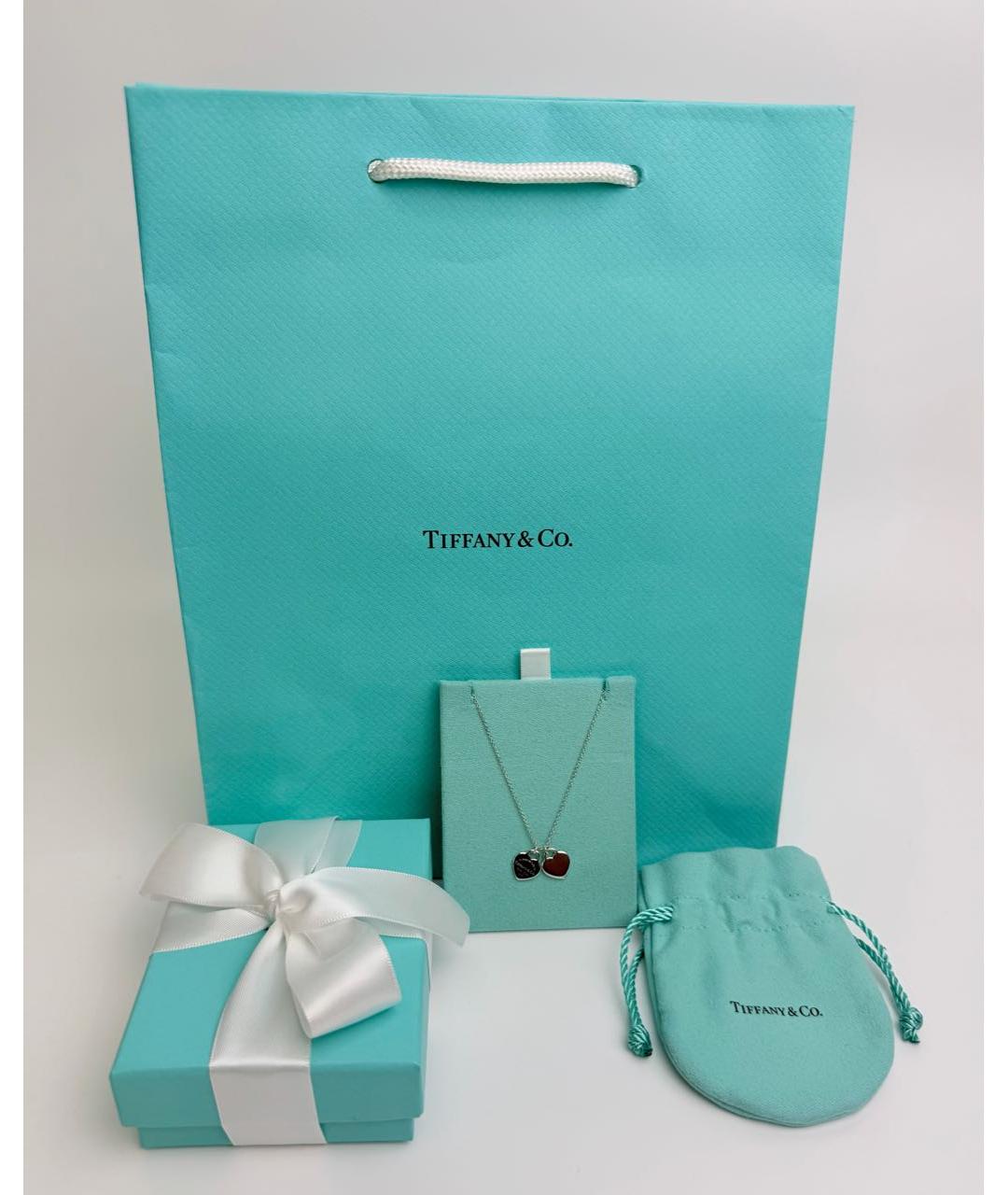 TIFFANY&CO Белое серебряное колье, фото 2