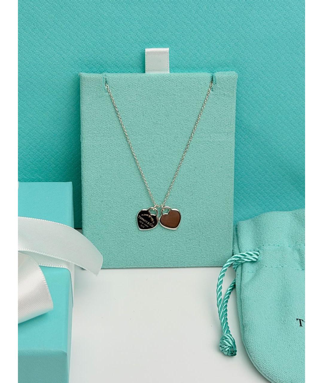 TIFFANY&CO Белое серебряное колье, фото 3