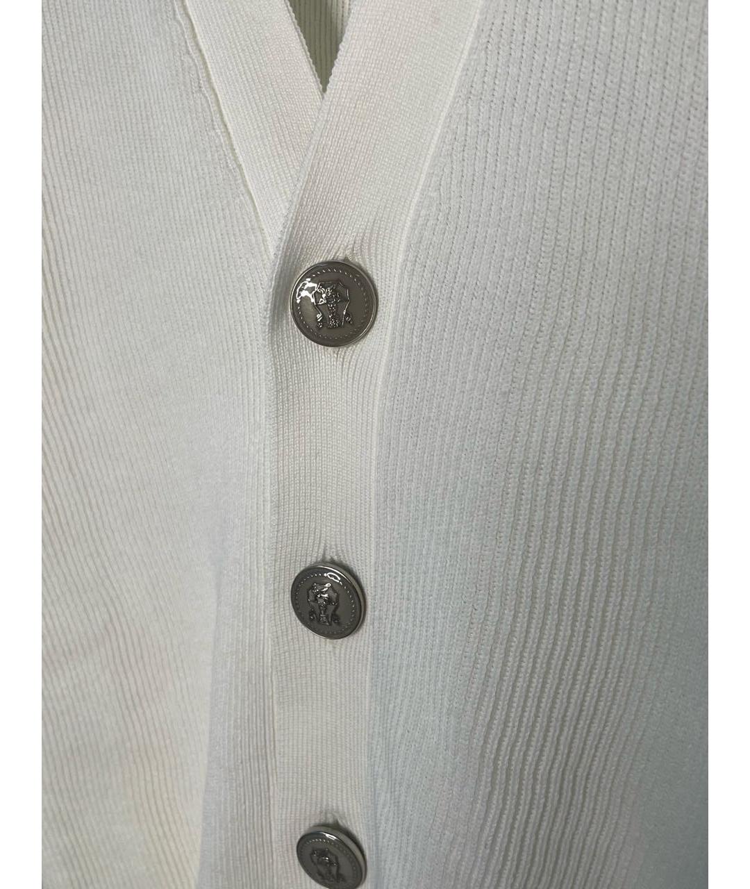 BRUNELLO CUCINELLI Белый хлопковый кардиган, фото 4