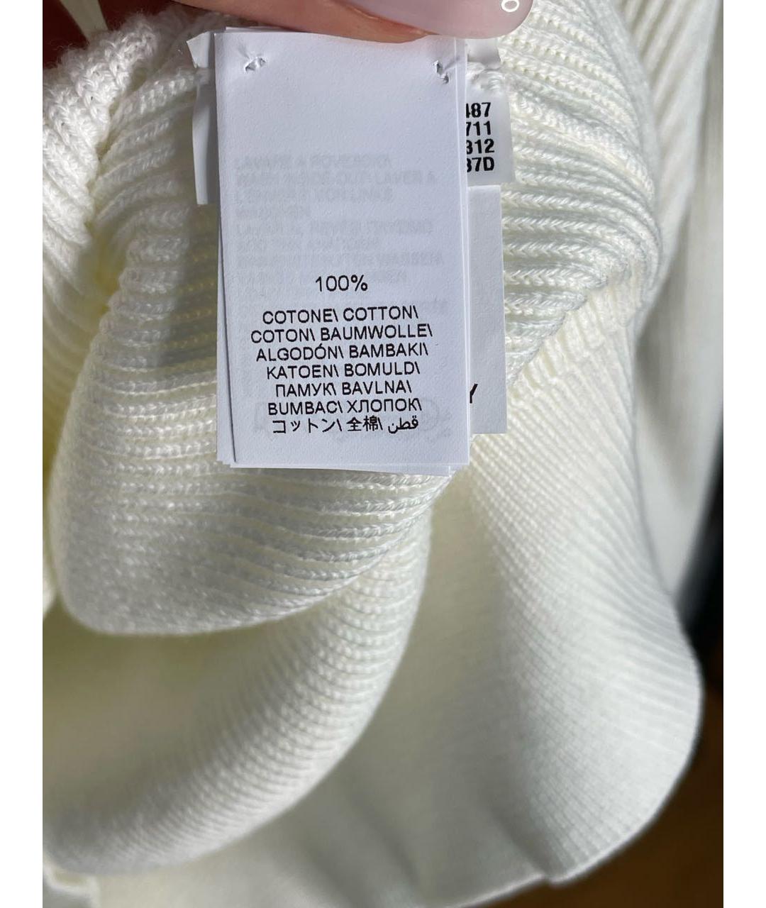 BRUNELLO CUCINELLI Белый хлопковый кардиган, фото 5