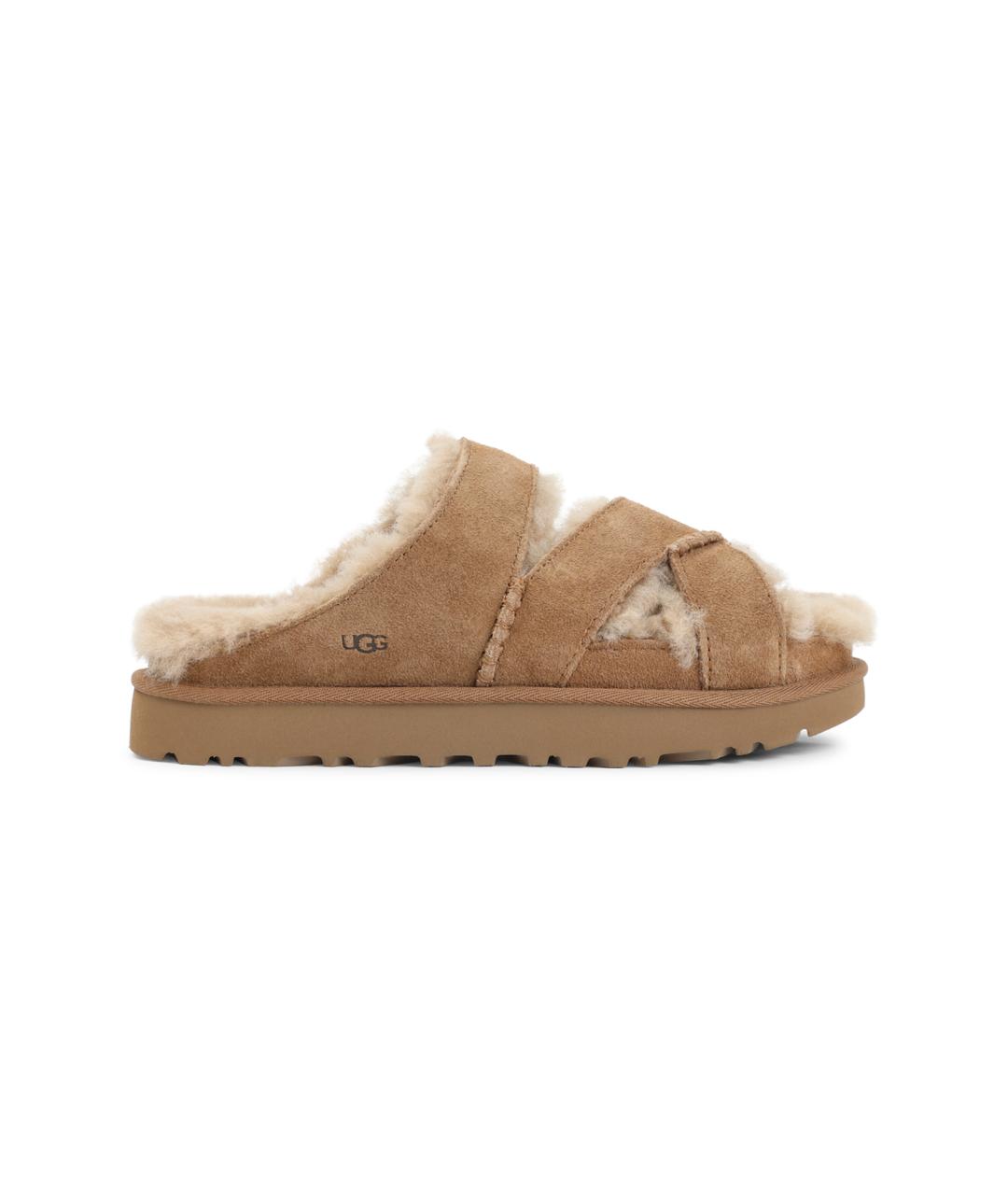 UGG Коричневые замшевые сабо, фото 1