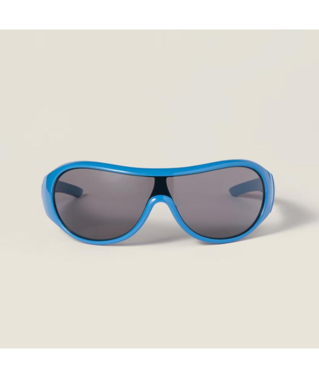 MIU MIU Голубые солнцезащитные очки, фото 5