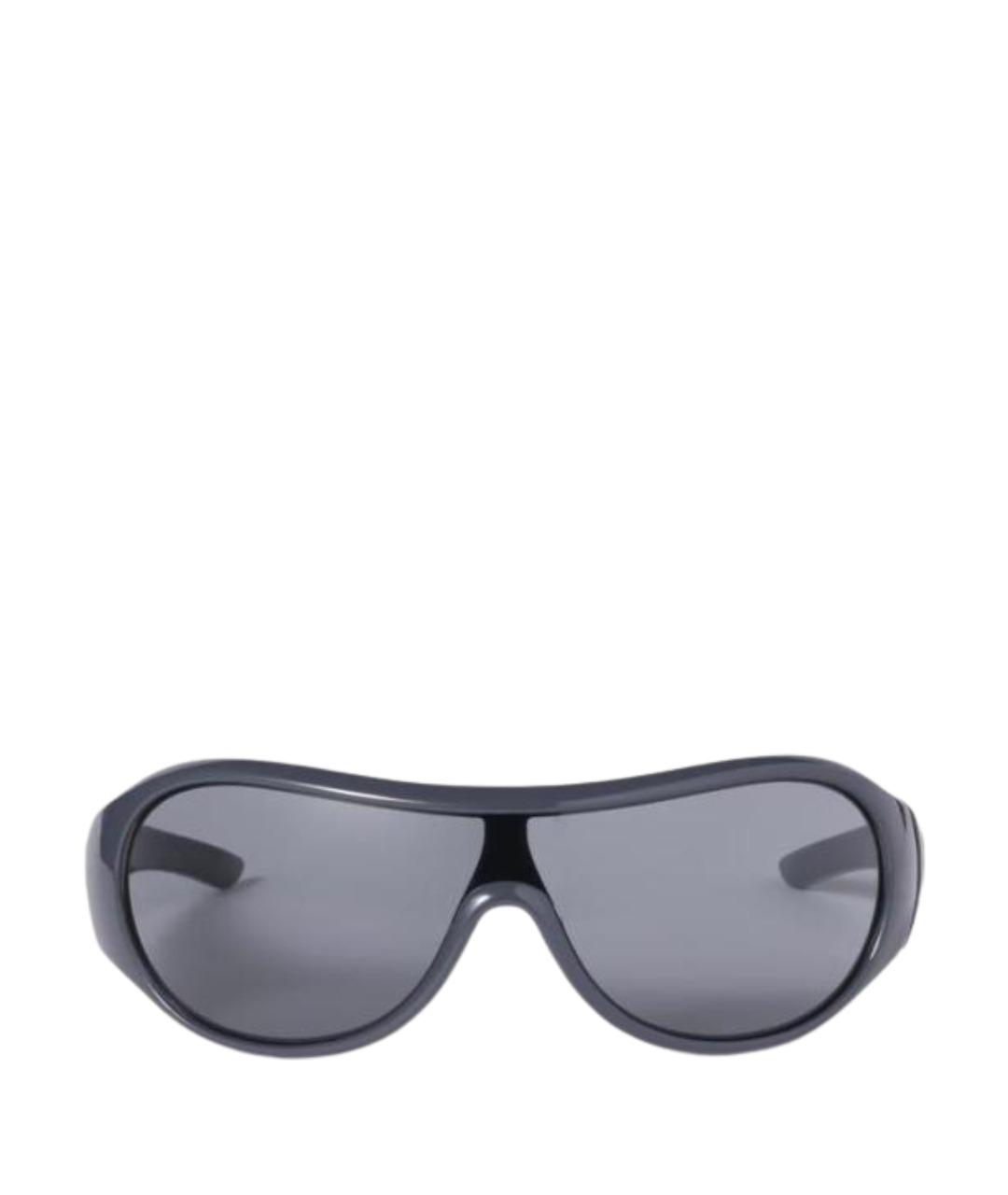 MIU MIU Антрацитовые пластиковые солнцезащитные очки, фото 1