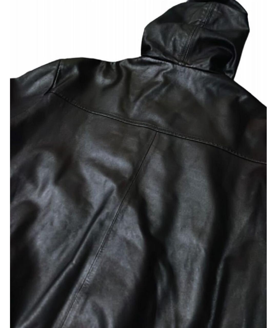 Y-3 Черная кожаная куртка, фото 5