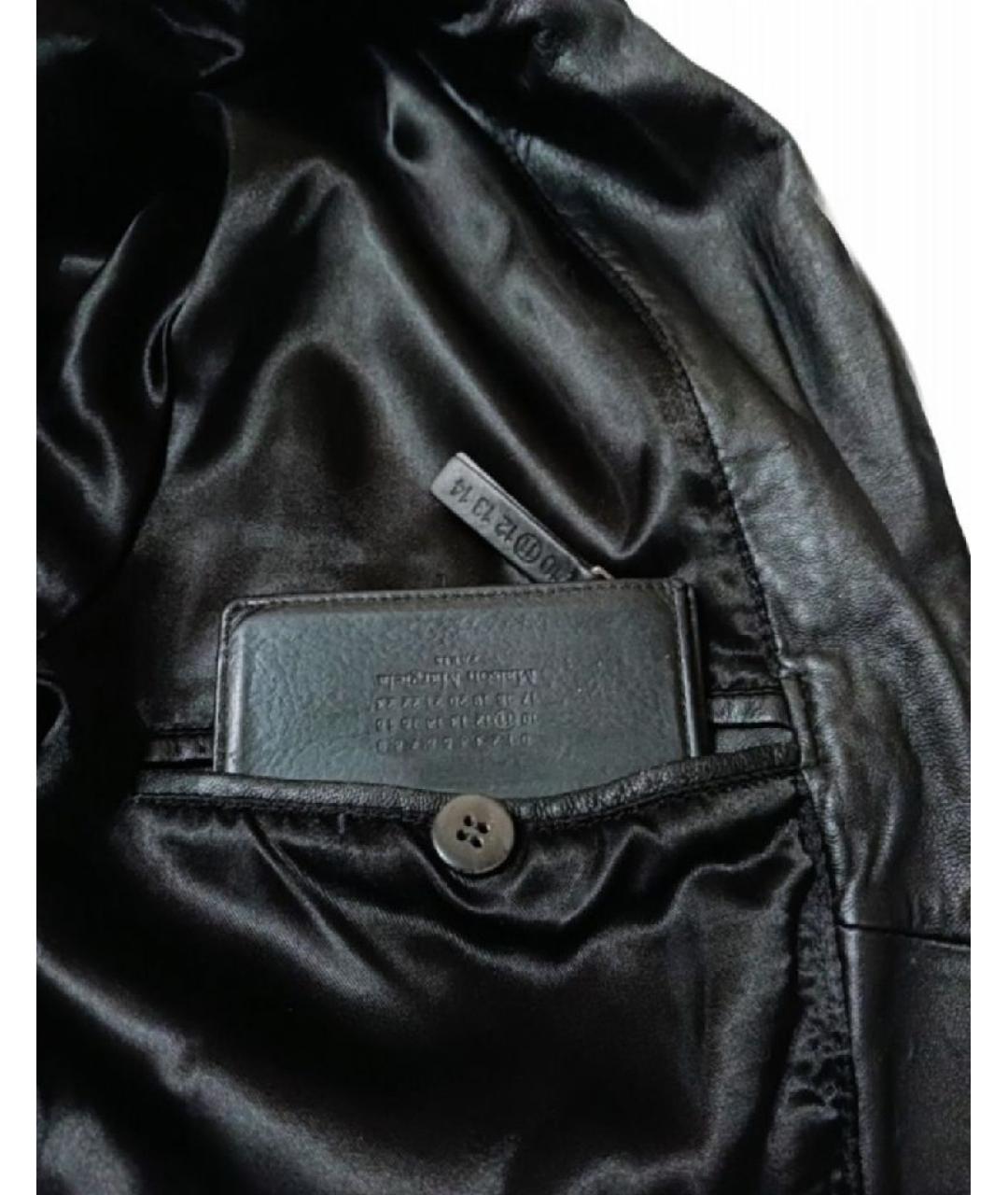 Y-3 Черная кожаная куртка, фото 6