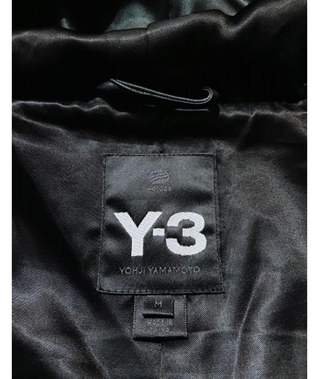 Y-3 Черная кожаная куртка, фото 7