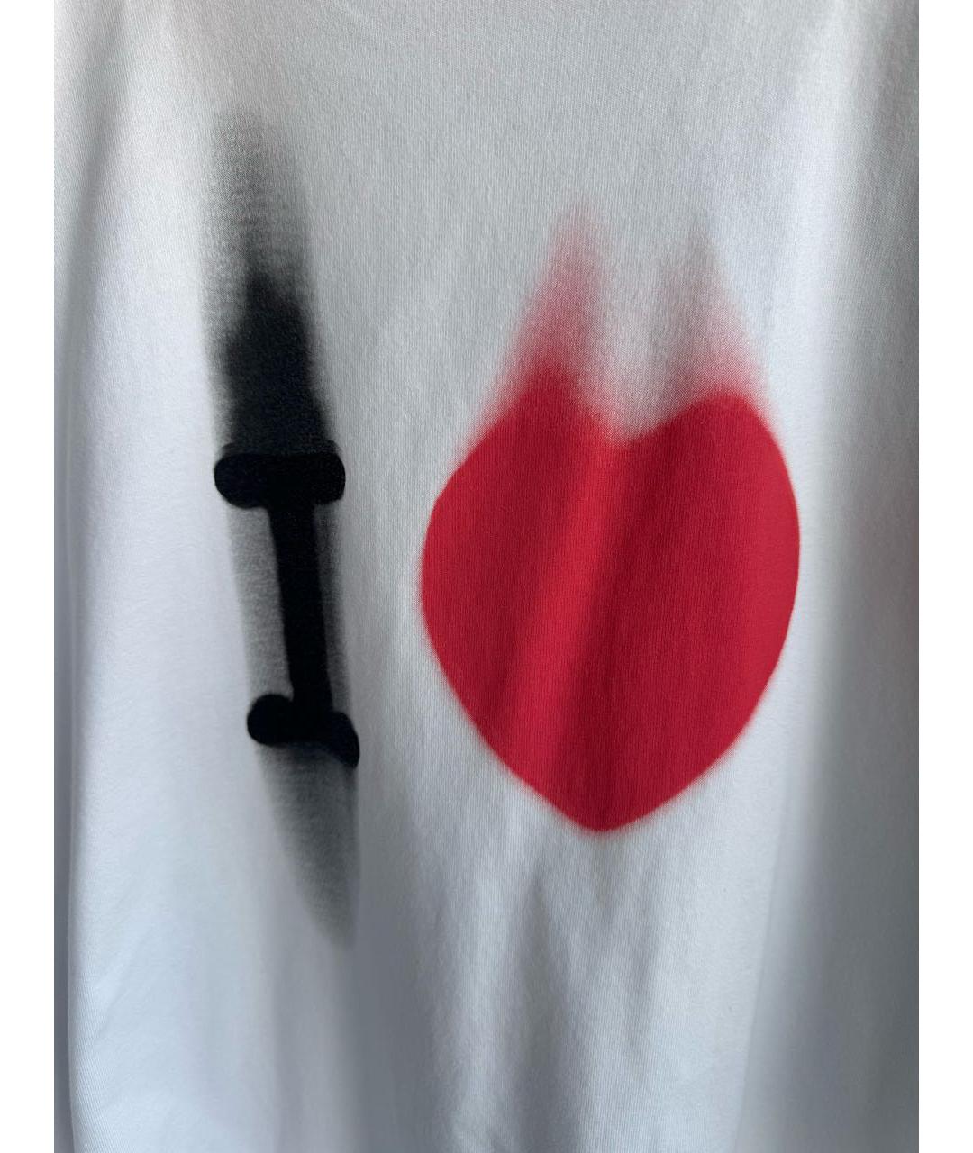 BALENCIAGA Белая хлопковая футболка, фото 3