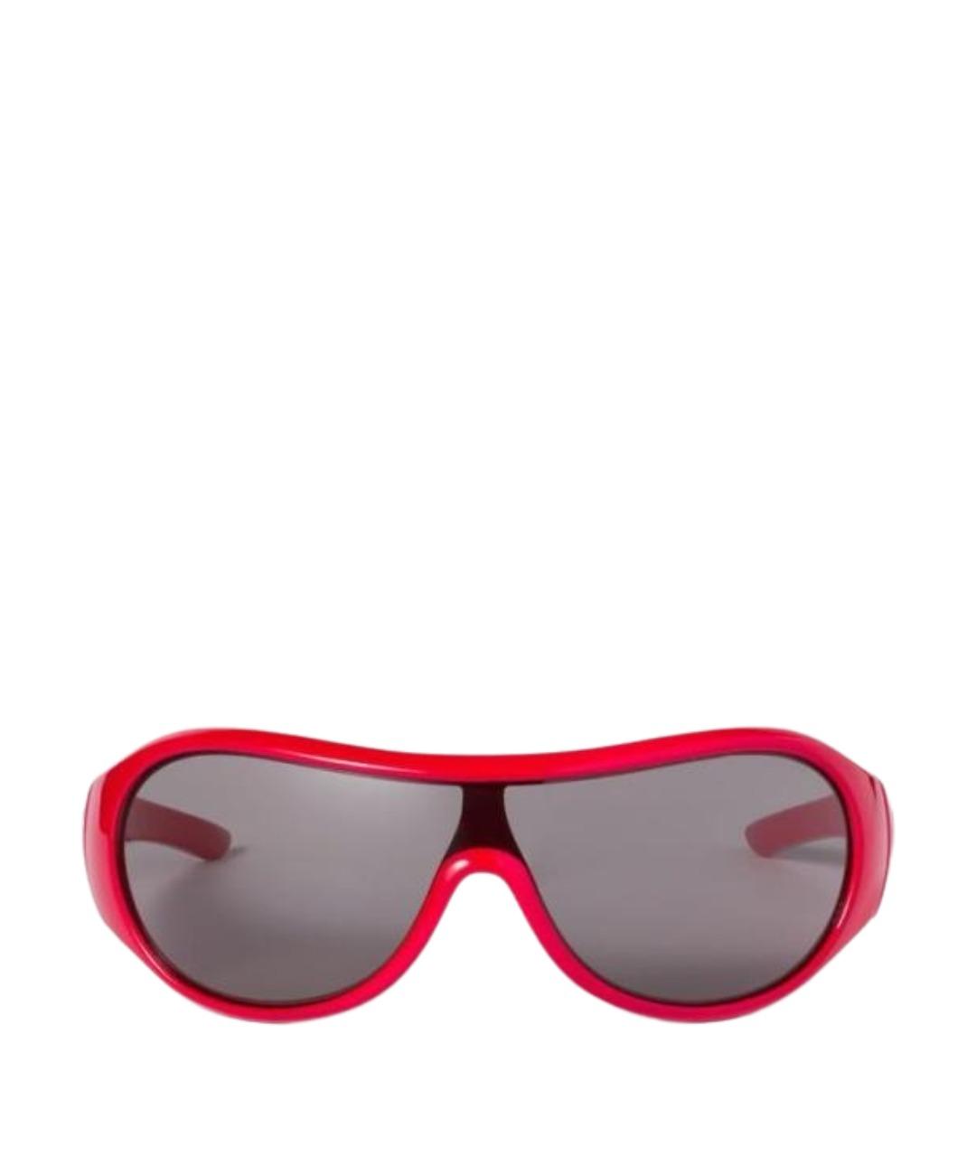 MIU MIU Красные пластиковые солнцезащитные очки, фото 1