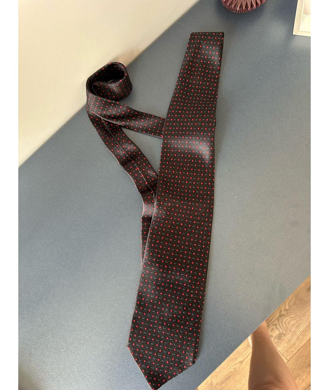 ZILLI Черный шелковый галстук, фото 9
