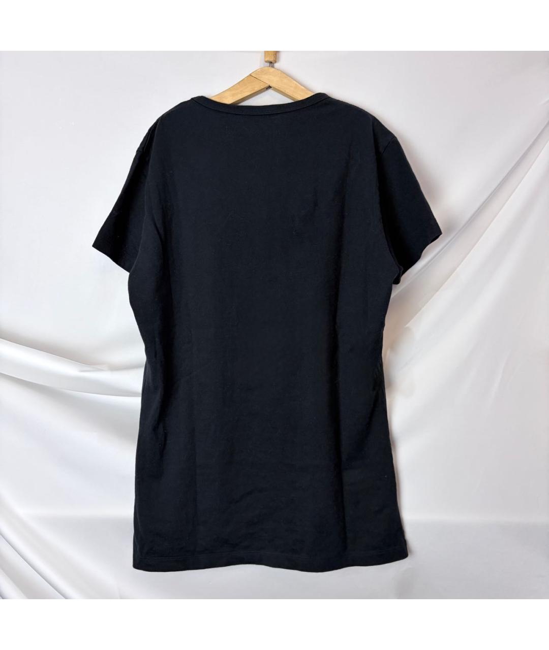 VIVIENNE WESTWOOD Черная хлопковая футболка, фото 5