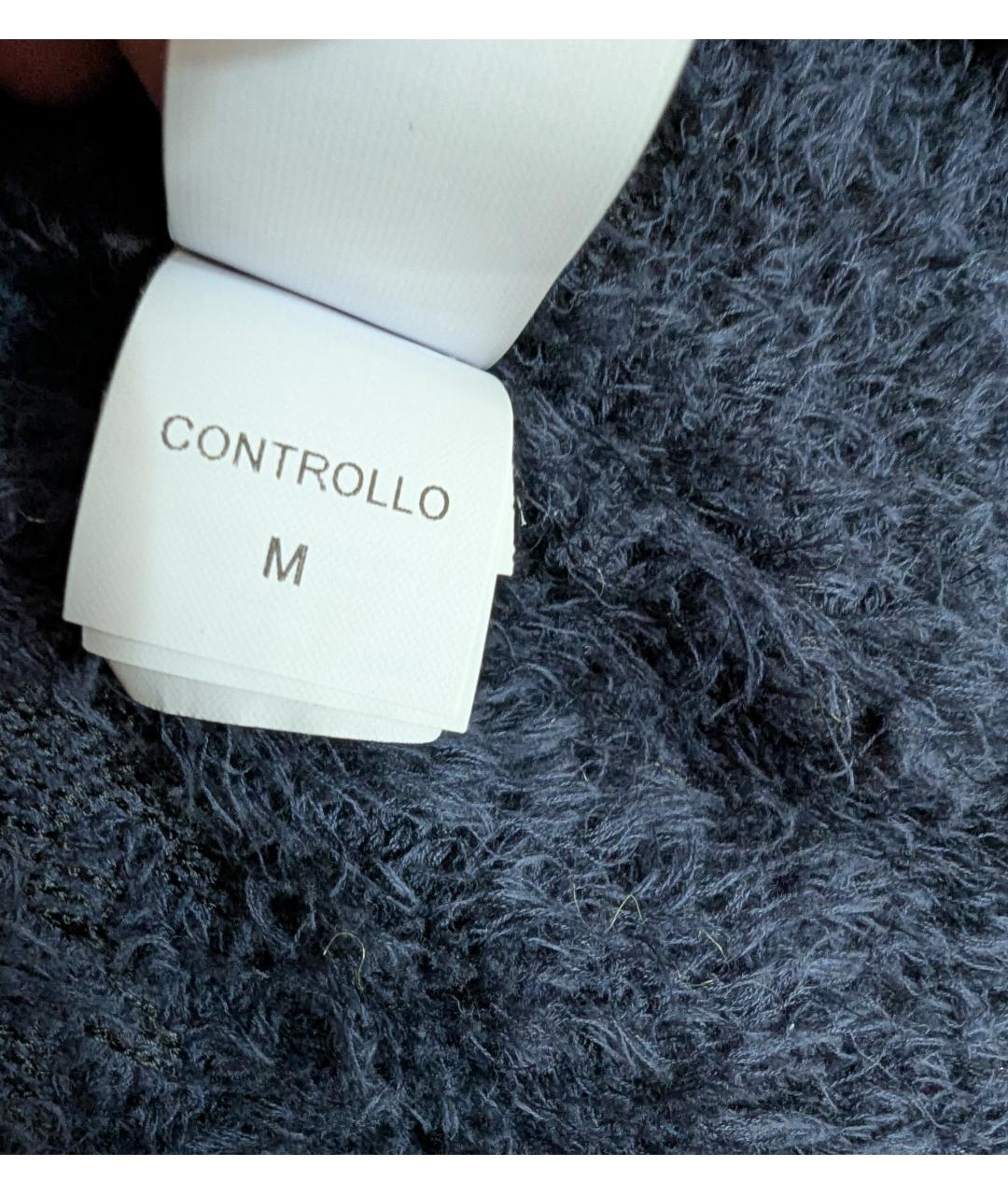 BRUNELLO CUCINELLI Синий хлопковый кардиган, фото 6