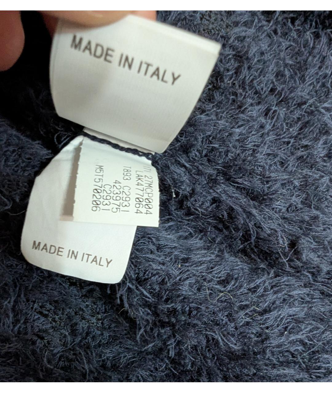 BRUNELLO CUCINELLI Синий хлопковый кардиган, фото 8