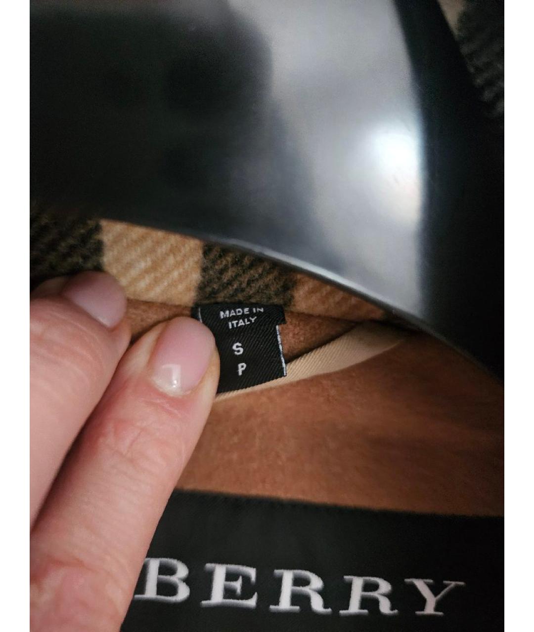 BURBERRY Бежевое шерстяное пальто, фото 9