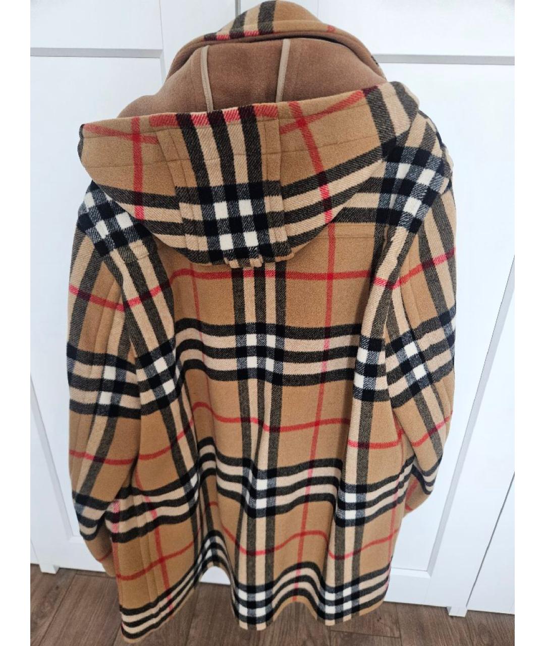 BURBERRY Бежевое шерстяное пальто, фото 2