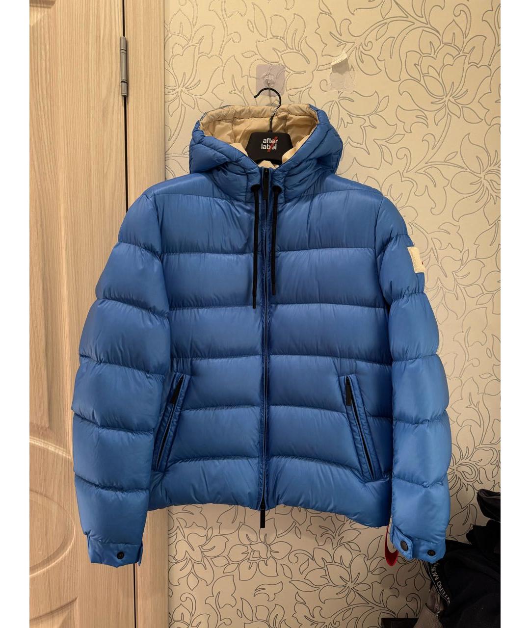 AFTER LABEL Голубая полиамидовая куртка, фото 9