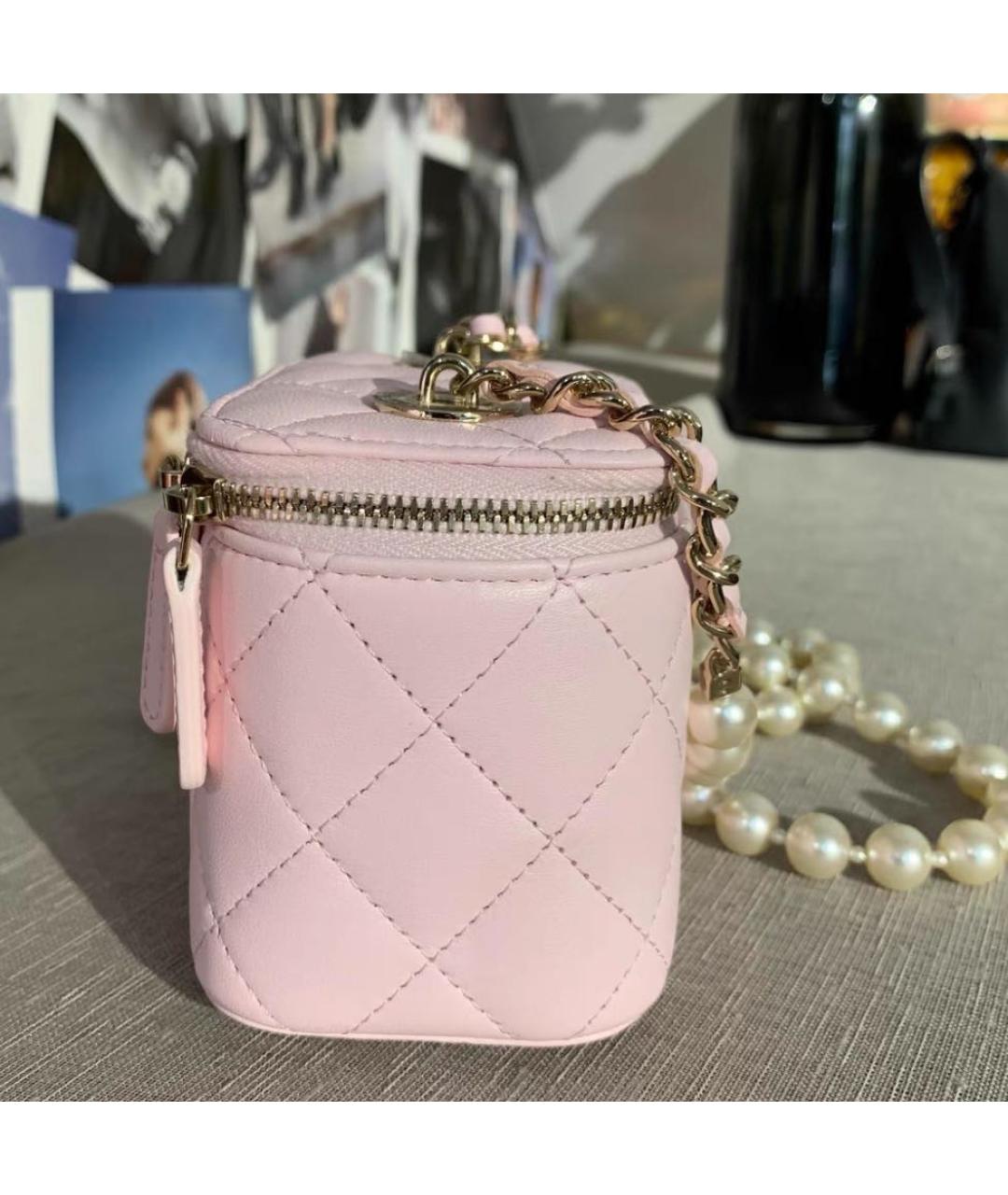 CHANEL Розовая сумка через плечо, фото 2