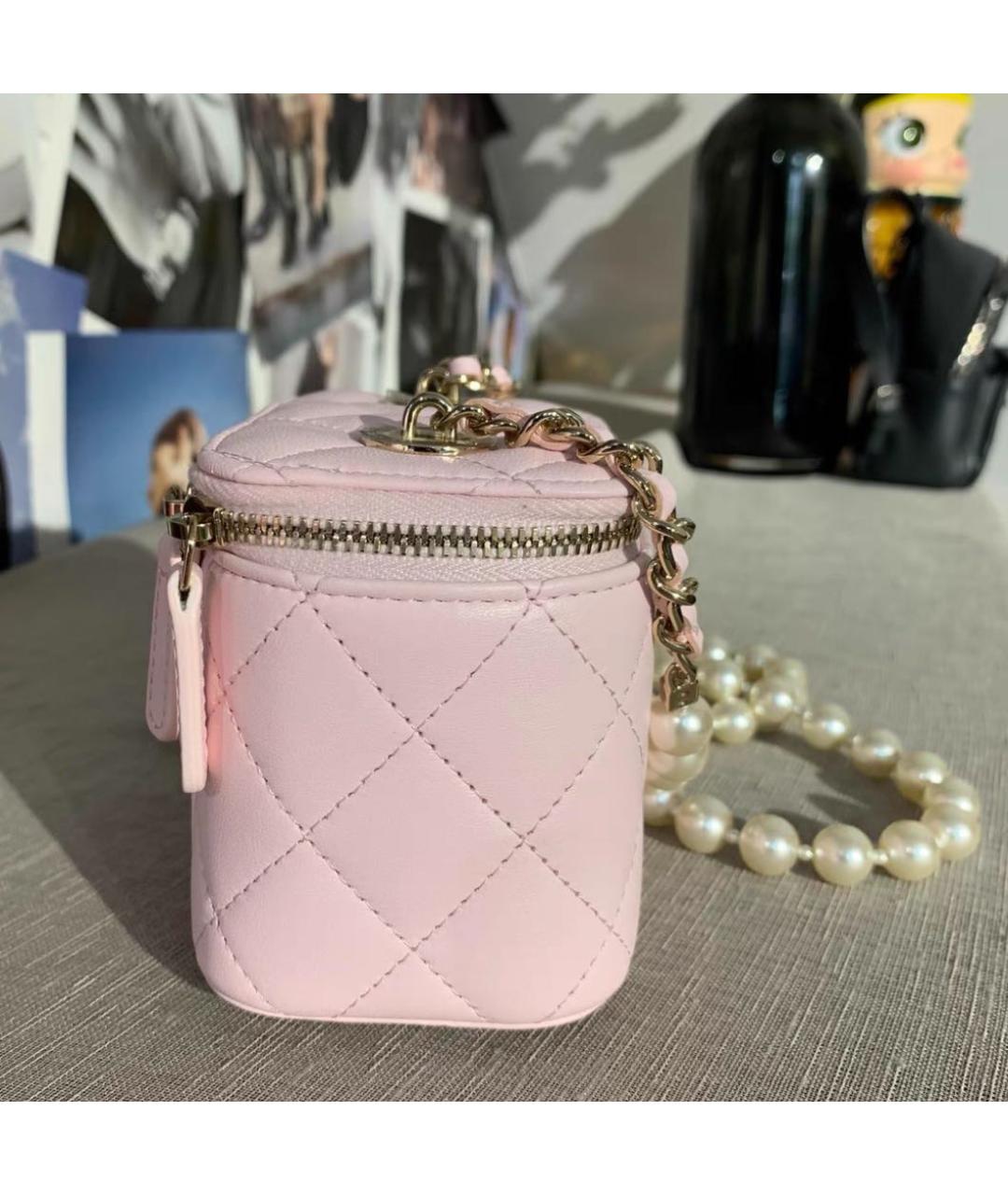 CHANEL Розовая сумка через плечо, фото 3