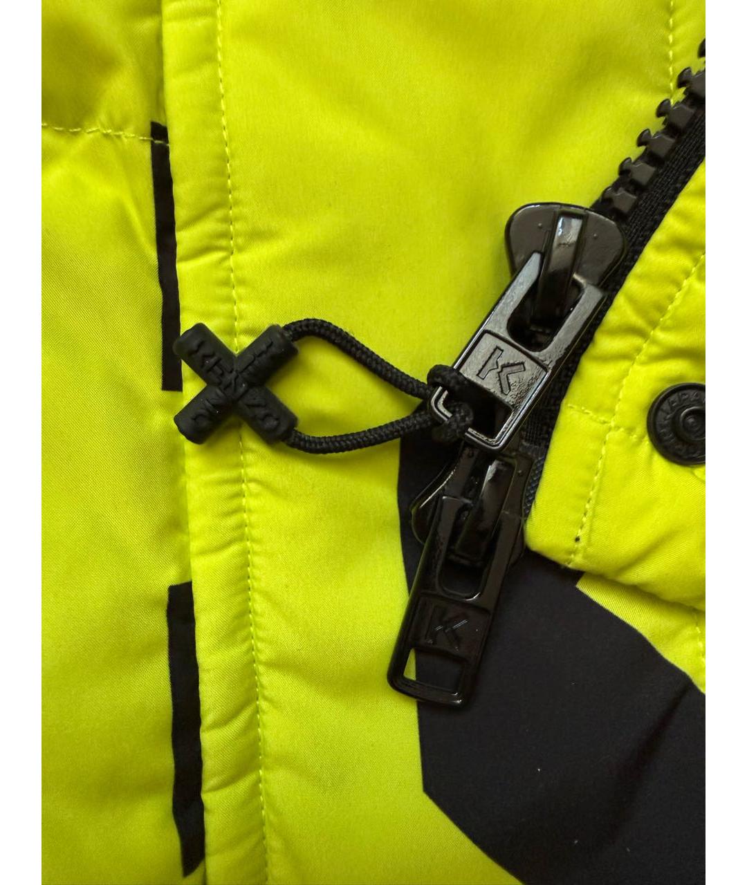 KENZO Салатовая полиэстеровая куртка, фото 4