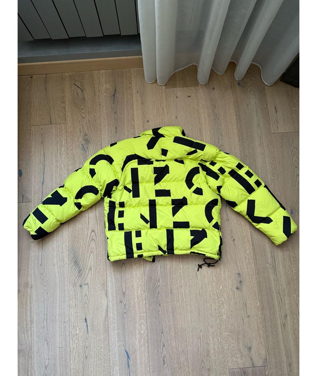 KENZO Салатовая полиэстеровая куртка, фото 2