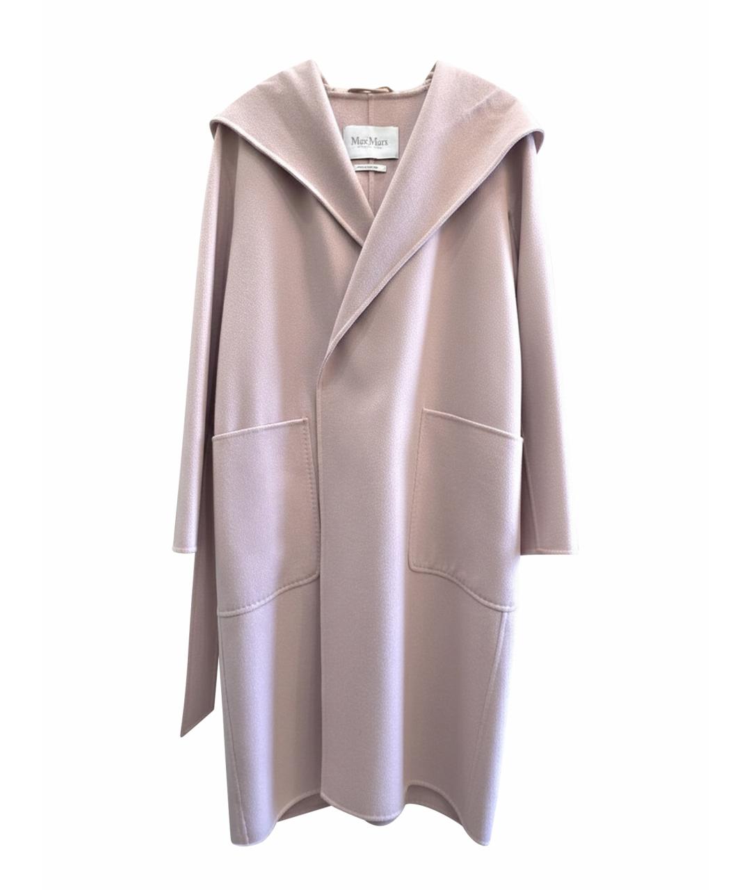 MAX MARA Розовое шерстяное пальто, фото 1