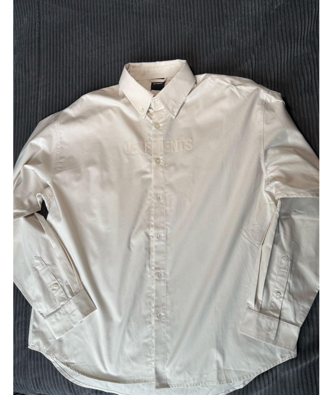 VETEMENTS Бежевая рубашка, фото 2