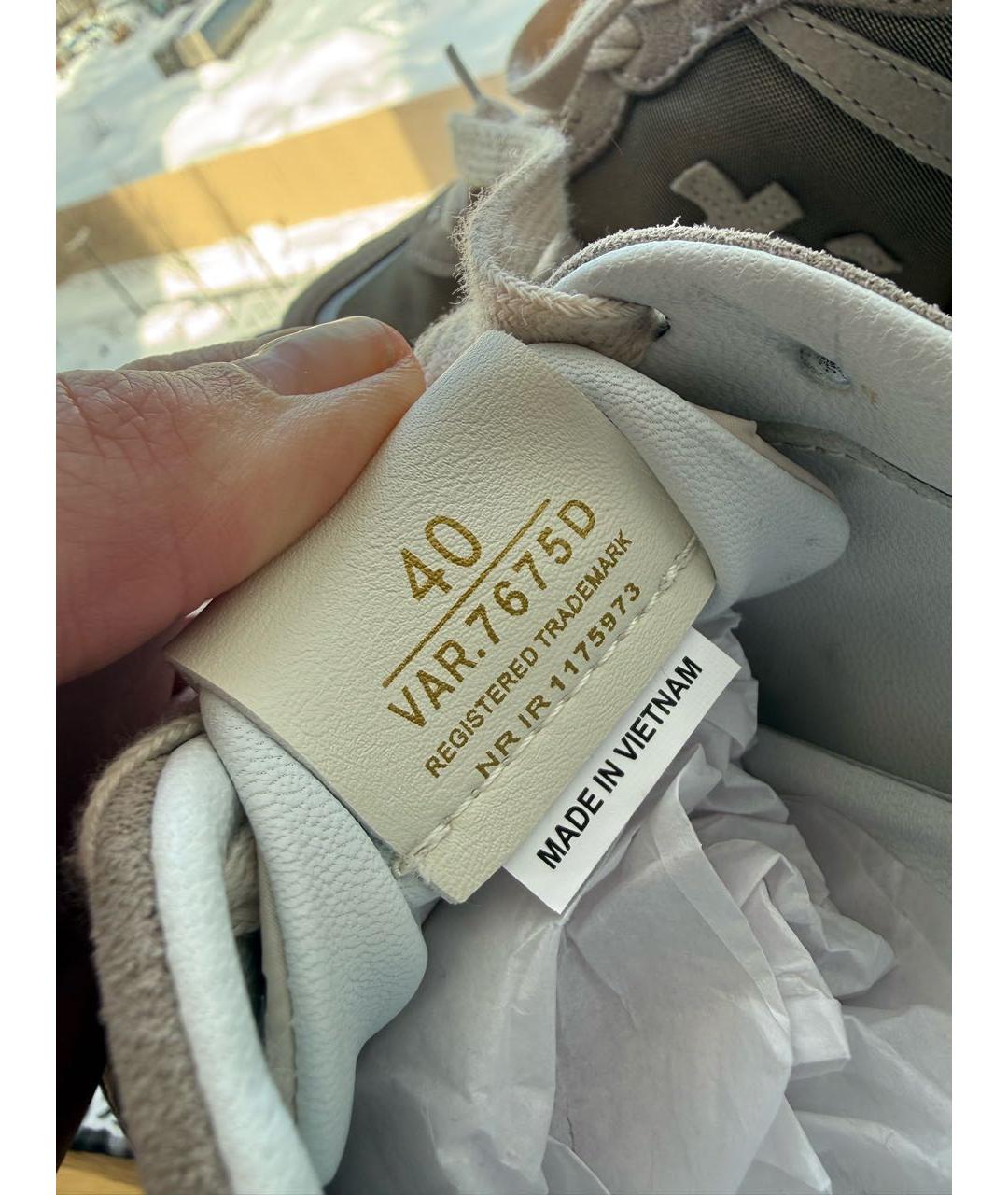 PREMIATA Бежевые замшевые кроссовки, фото 6