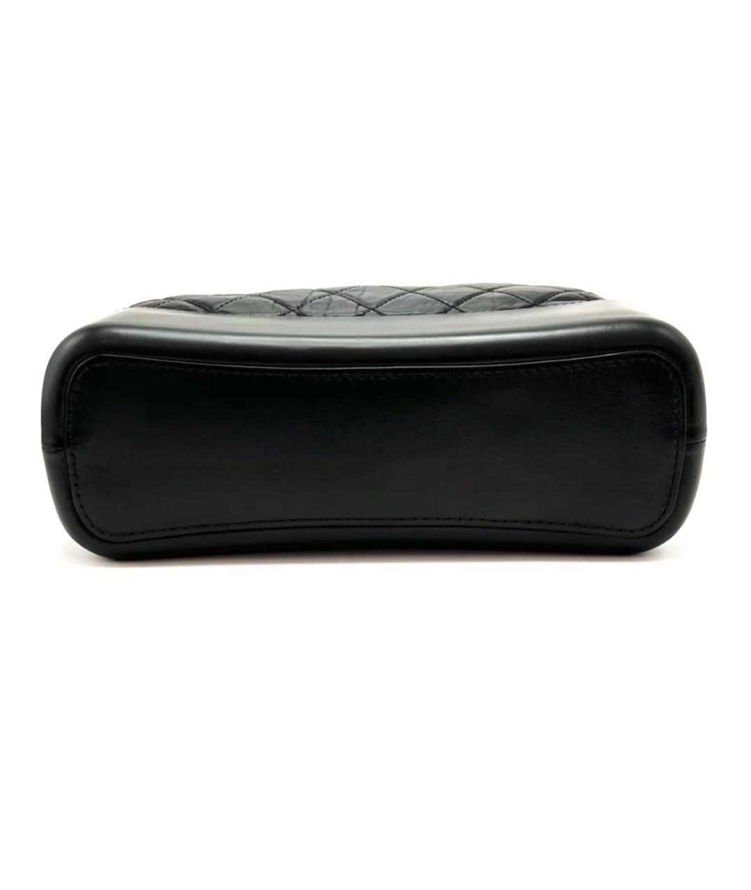 CHANEL Черная кожаная сумка через плечо, фото 5