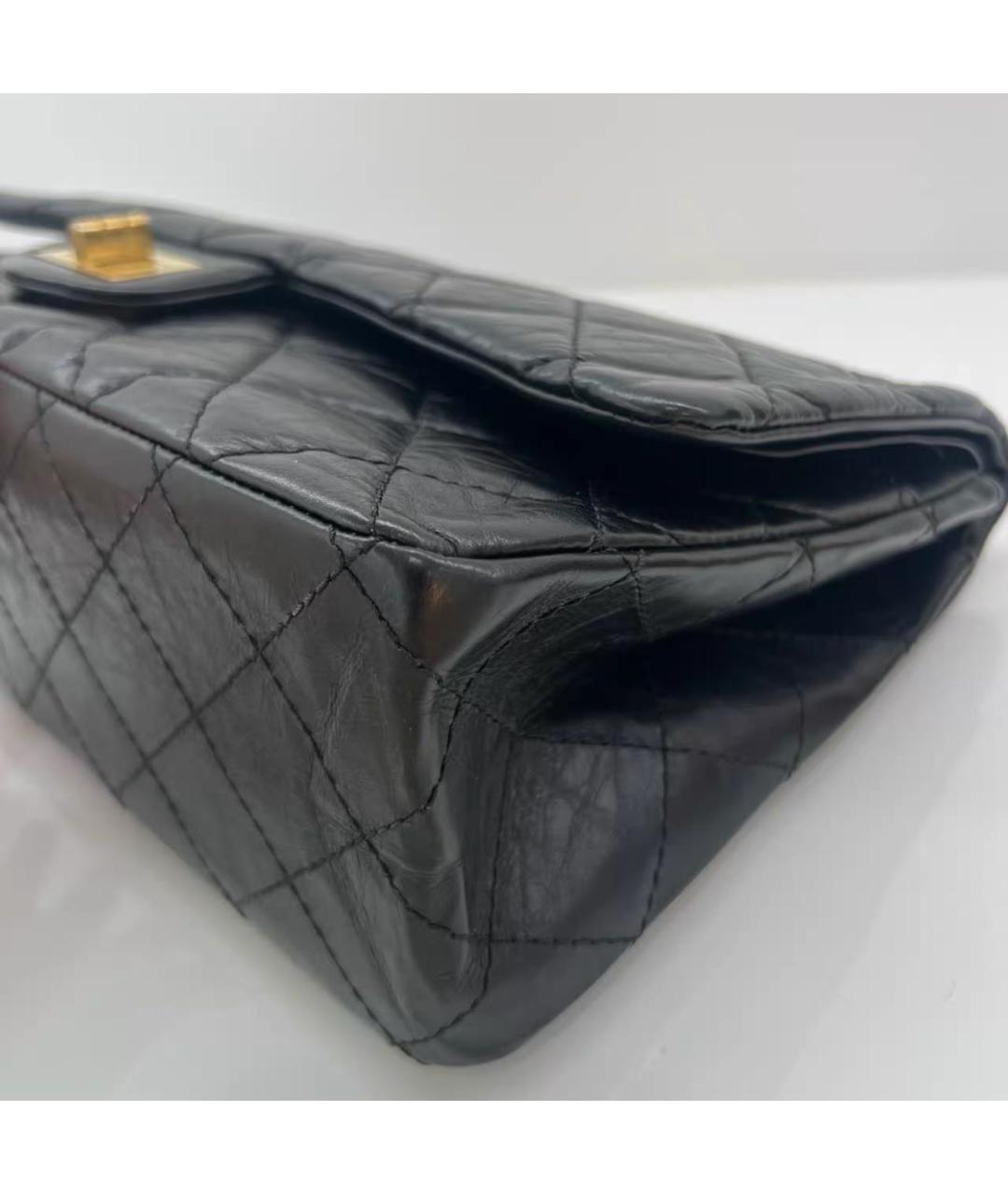 CHANEL Черная кожаная сумка через плечо, фото 6