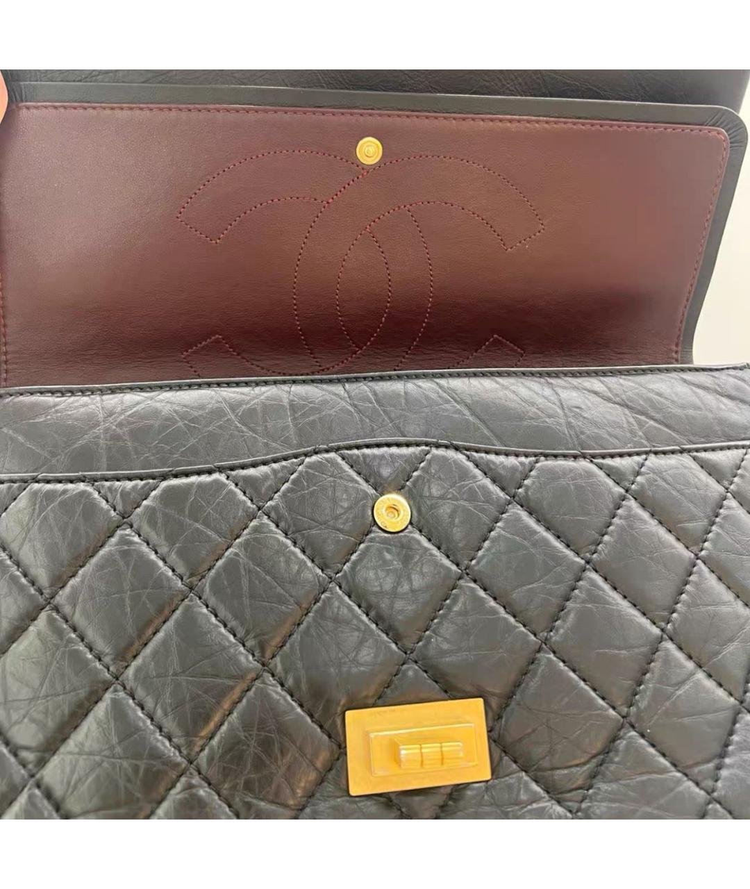 CHANEL Черная кожаная сумка через плечо, фото 8