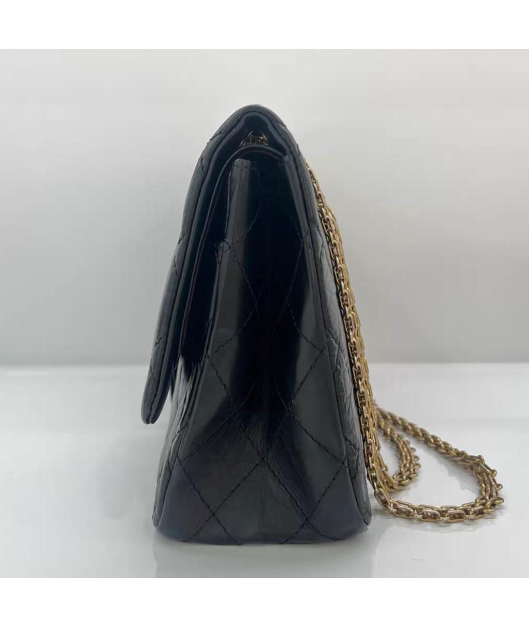 CHANEL Черная кожаная сумка через плечо, фото 3