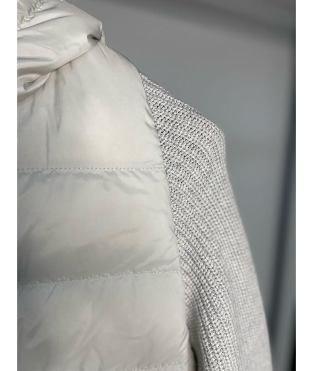 BRUNELLO CUCINELLI Бежевая полиэстеровая куртка, фото 4