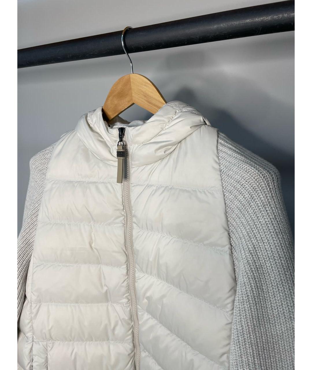 BRUNELLO CUCINELLI Бежевая полиэстеровая куртка, фото 3