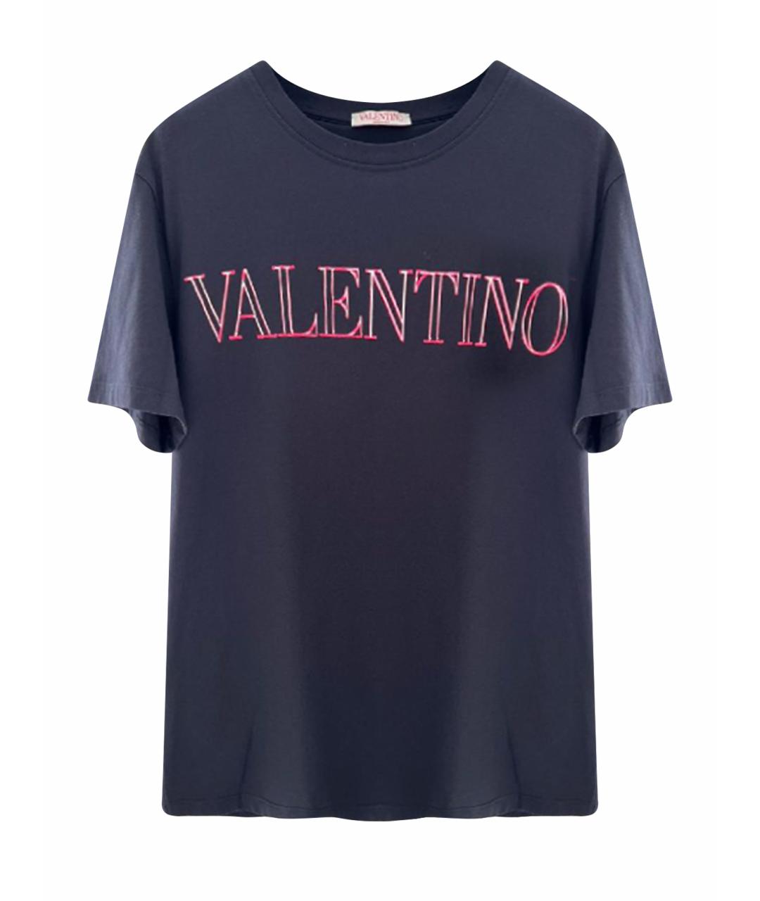 VALENTINO Темно-синяя футболка, фото 1