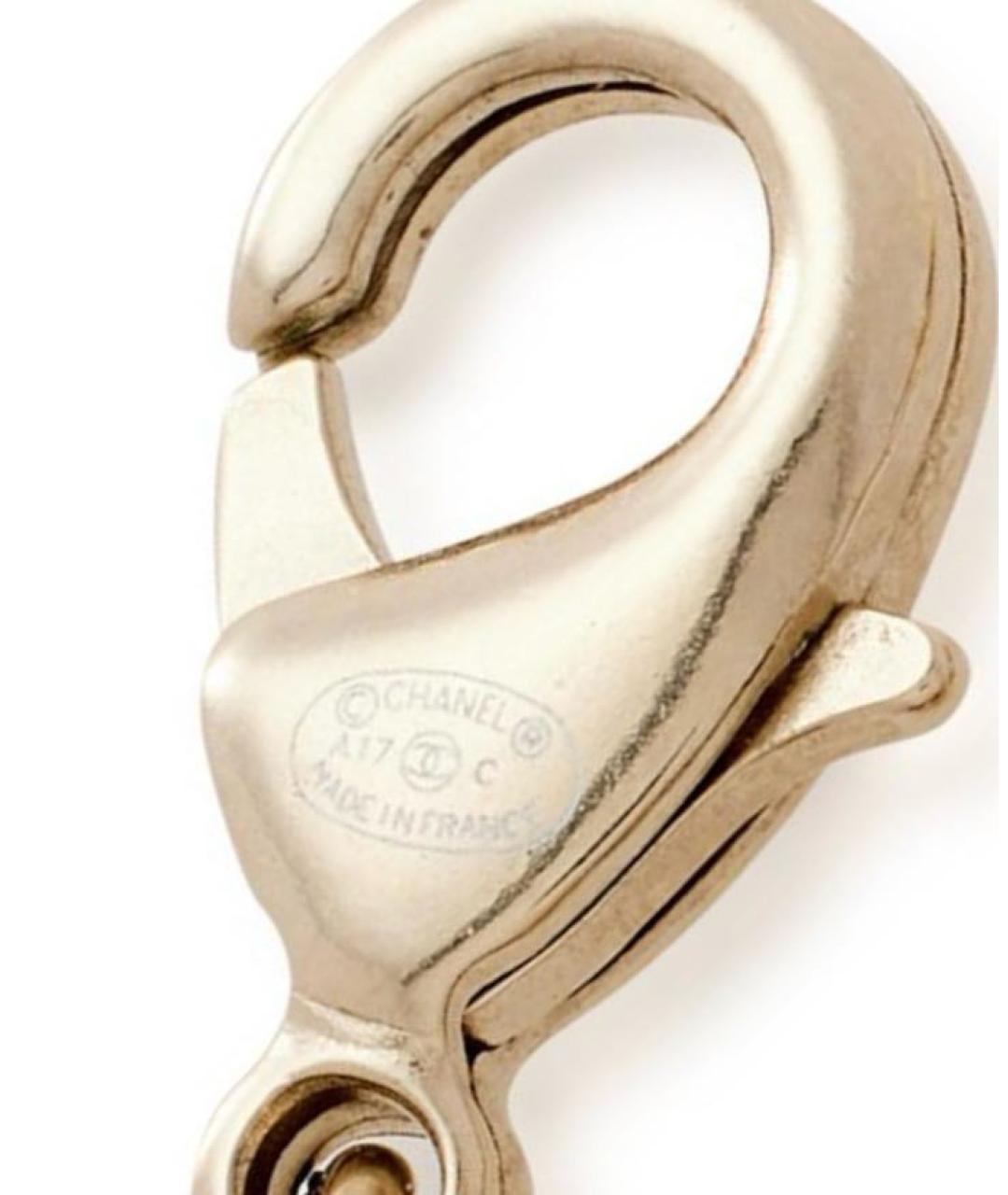 CHANEL Золотое металлическое колье, фото 3