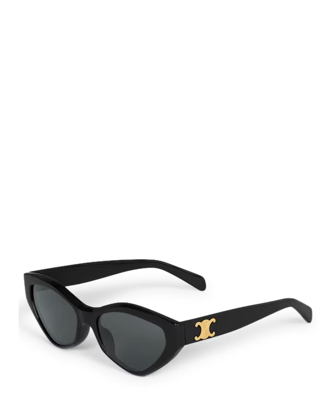 CELINE Черные пластиковые солнцезащитные очки, фото 2