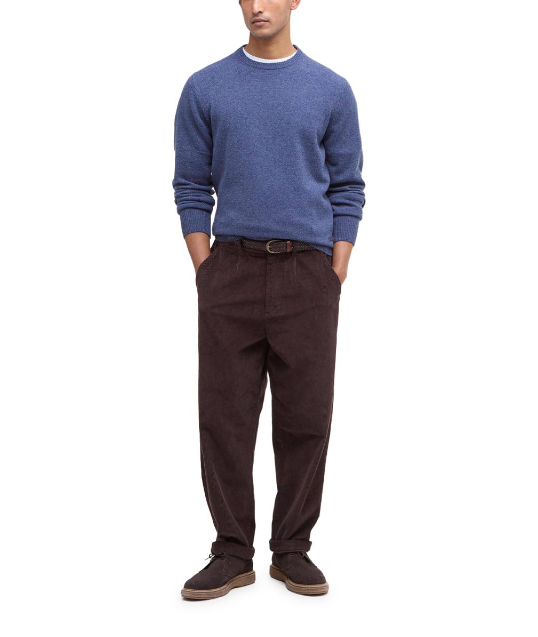 BARBOUR Синий шерстяной джемпер / свитер, фото 2