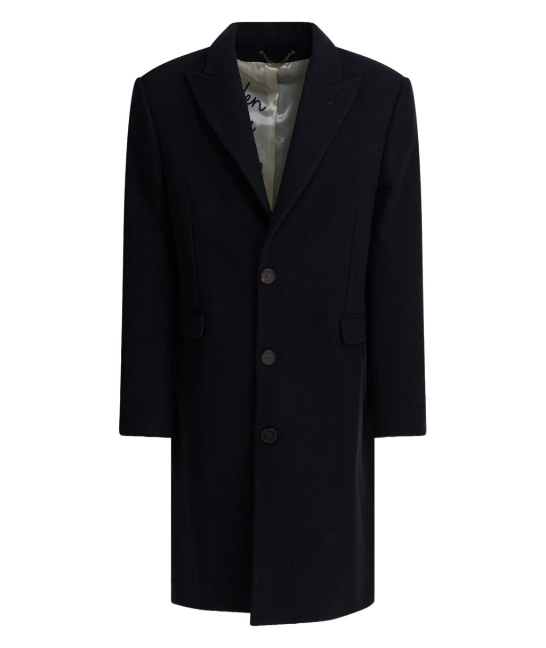 GOLDEN GOOSE DELUXE BRAND Темно-синий шерстяной тренч / плащ, фото 1